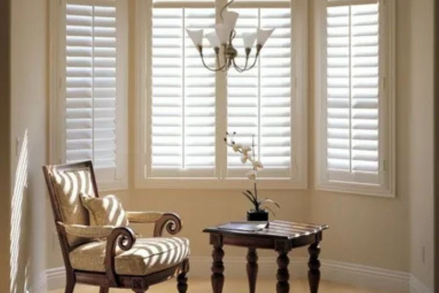 Insulated shutters help improve energy efficiency.